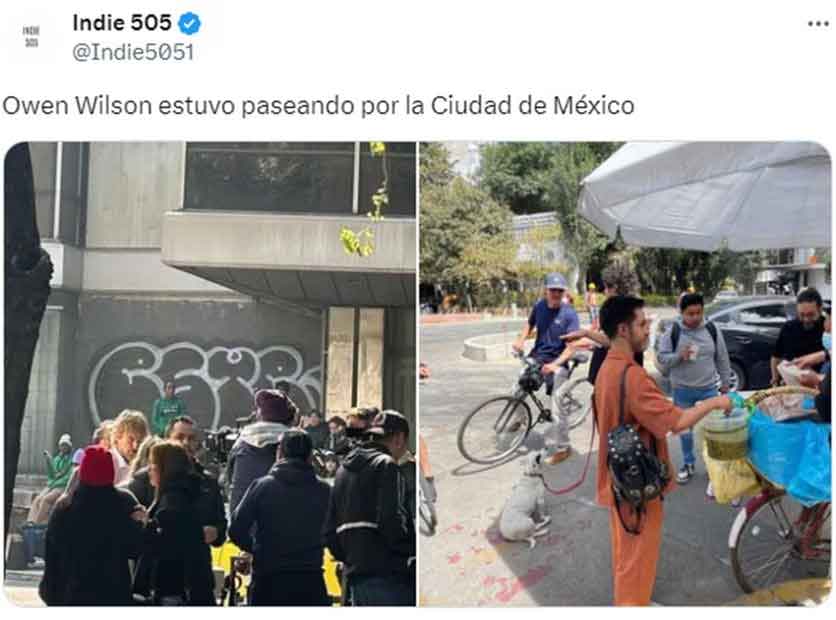 Owen Wilson sorprende al ser captado en zonas de la CDMX 1 OWEN 2