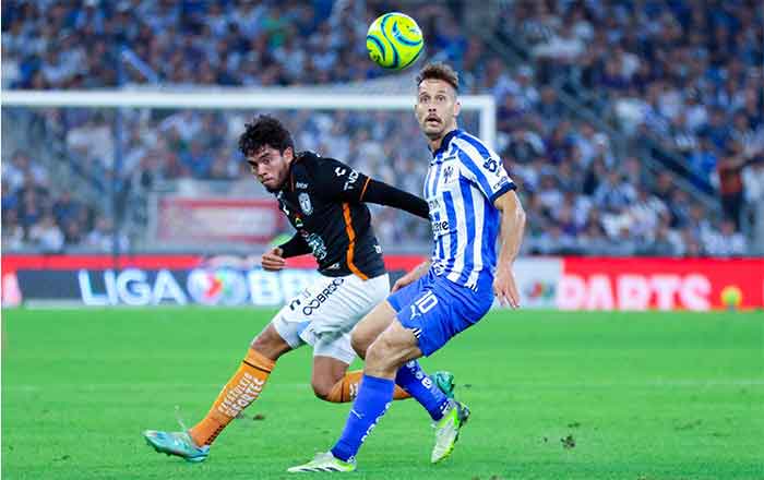Vence Rayados a Tuzos 3-2 y son líderes generales 4 RAYADOS 1
