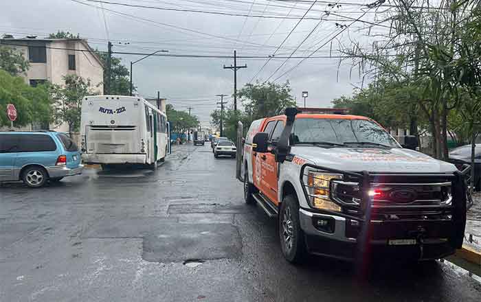 Choque de camiones urbanos deja 25 lesionados en Guadalupe 1 CHOQUE 3