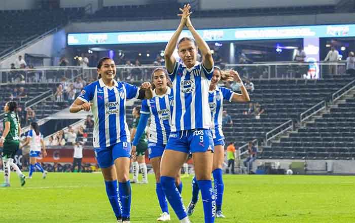 Sin problemas Rayadas golea 6-0 a Santos 8 RAYADAS 6