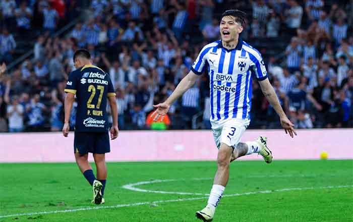 Golea Rayados 3-0 a Pumas en casa 11 RAYADOS 7