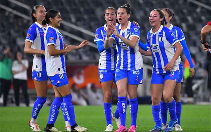 Sin problemas Rayadas golea 6-0 a Santos 5 TrES