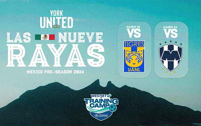 Equipo canadiense tendrá amistoso ante Tigres y Rayados 2 YORK UNITED