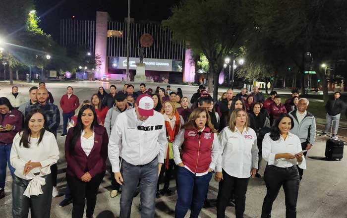 Arrancan Waldo y Judith campaña por el Senado 2 daf