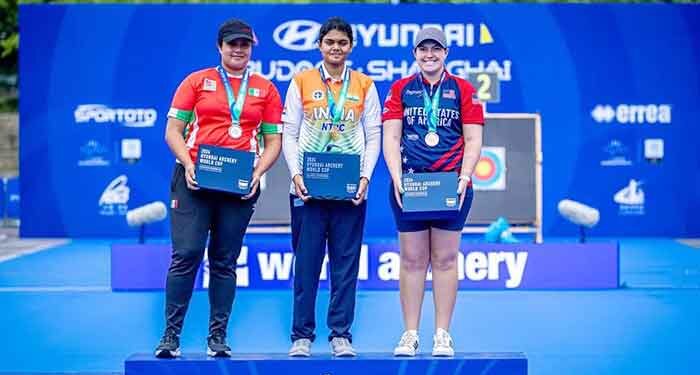 Maya Becerra gana plata en Copa del Mundo de Tiro con Arco