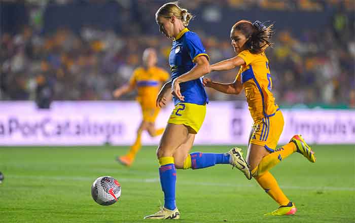 Adiós al invicto; América vence 2-1 a Tigres Femenil 10 TIGRES FEM 6