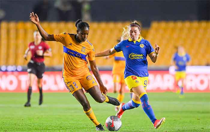 Adiós al invicto; América vence 2-1 a Tigres Femenil 11 TIGRES FEM 7