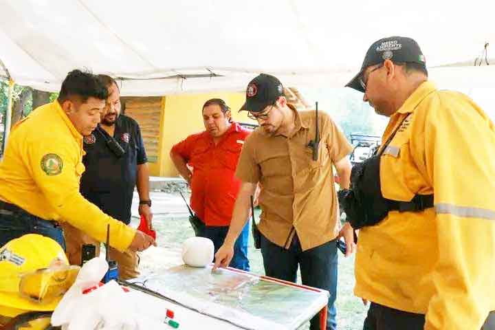 Avanza el combate de incendio en la Sierra de Santiago 2 SANTIAGO 3 1