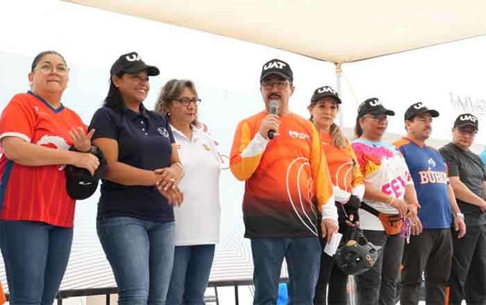 Celebra la UAT con gran éxito rodada deportiva familiar 4 UAT 5