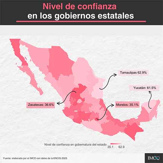 Tamaulipas registra en 2023 el mayor nivel de confianza ciudadana 1 MAPA