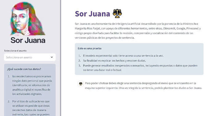 Ponen al servicio de la justicia la IA