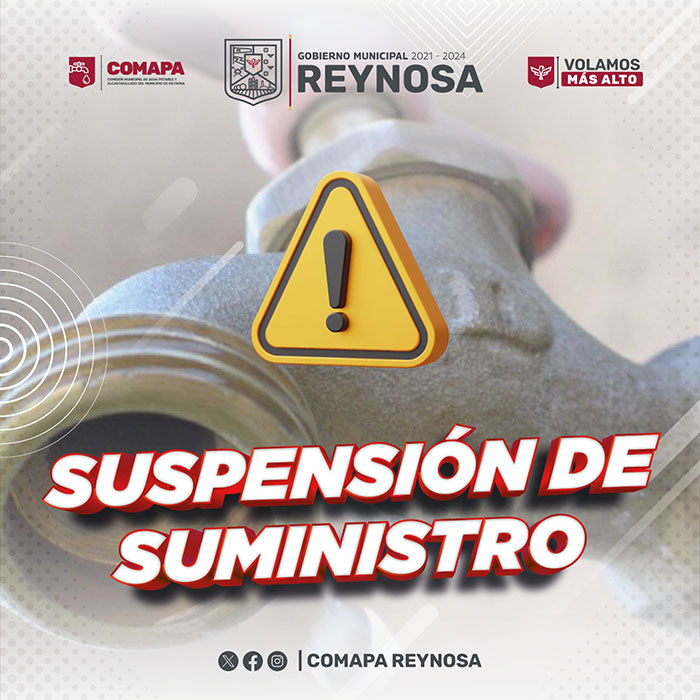 Anuncia Comapa suspensión de agua para este jueves 1 451201358 1593233681533604 7050081333560131755 n