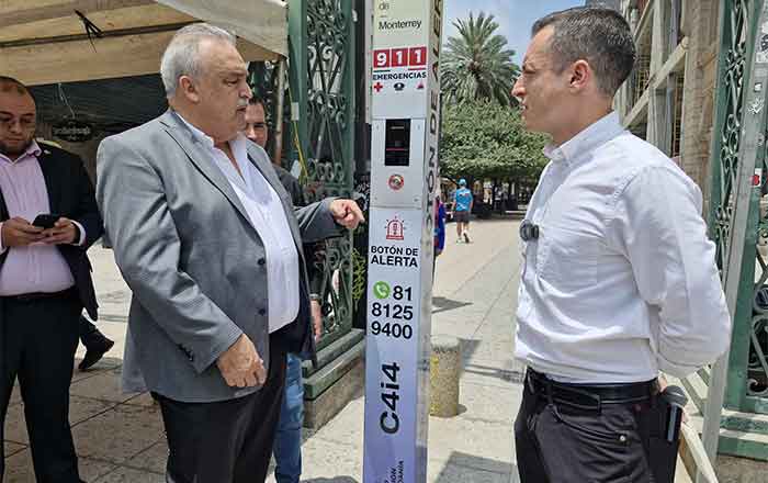 Instalan tótems de seguridad en calles de Monterrey (VIDEO) 1 TOTEM 2