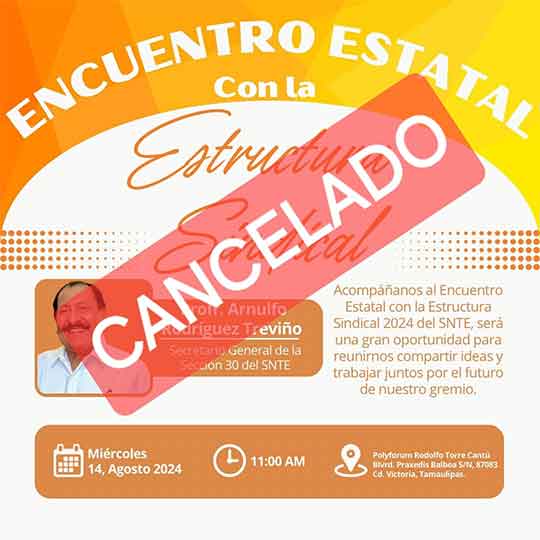 Suspenden cónclave de 'profes' en Victoria 1 ENCUENTRO
