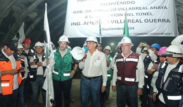 Atestigua Américo conexión de túnel en autopista Mante-Ocampo-Tula