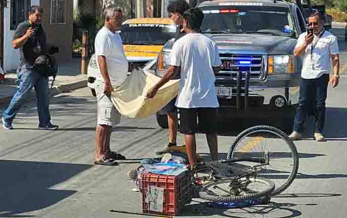 Motociclistas y ciclistas arriesgan sus vidas en vías de Reynosa 1 BICI
