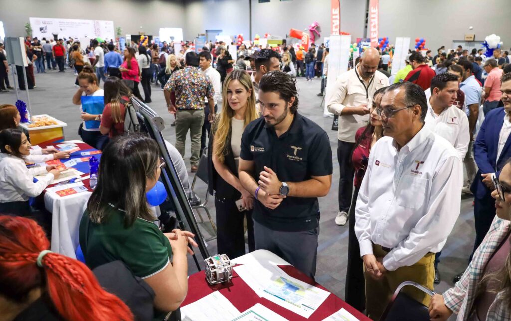 Ofrecen en Reynosa mil 400 vacantes en la Feria de Inclusión Laboral
