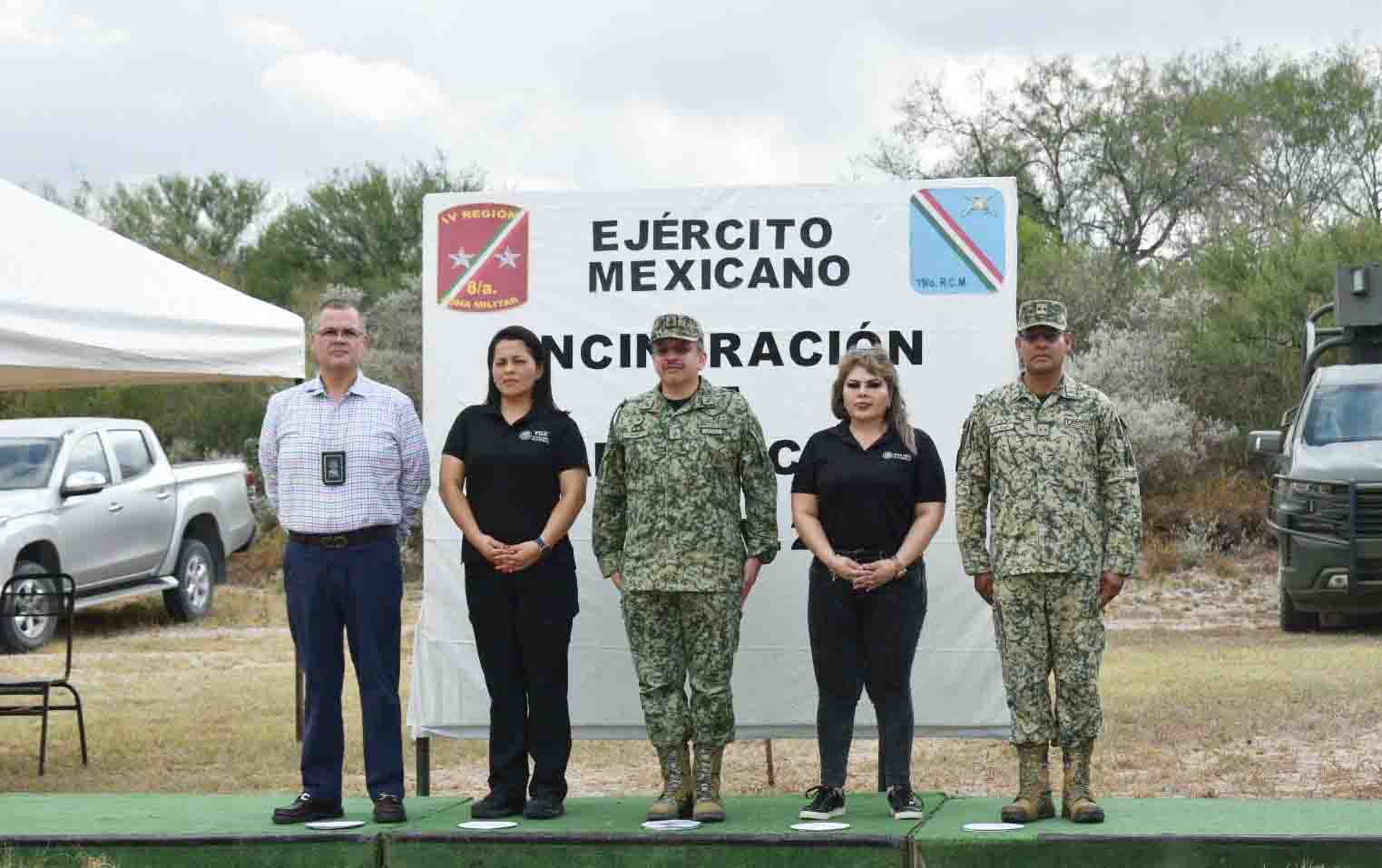 Incineran drogas en Reynosa; participan Sedena y FGR 1 EjERCITO