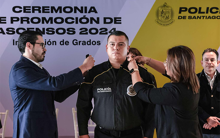 Realizan en Santiago, ceremonia de promoción de ascensos policiales 3 83e96ef9 31df 491e 9458 ccadb85bf17e