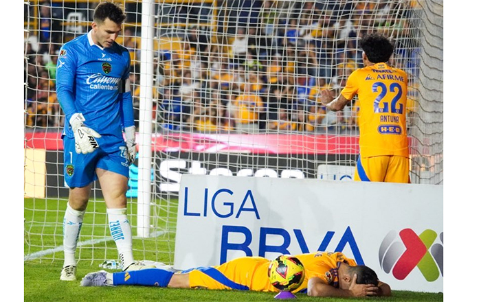 Arrebata Bravos invicto de Tigres en casa 6 TIGRES 3 2
