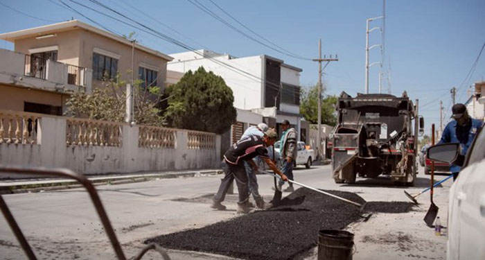 Se intensifica el mejoramiento vial en Matamoros; ahora en la colonia Model 2 483124785 1205208934430969 7772377673927438515 n