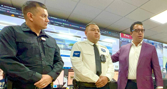 Entrega Jesús Nava a policías 85 cámaras de solapa conectadas al C4 1 60d0fb12 1a1c 4cb9 a2a5 79c7995b3a19