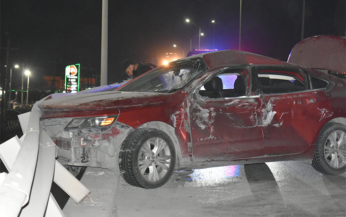 Lesionados en choque de carretera a Río Bravo están fuera de peligro 1 CHOQUE 2 2