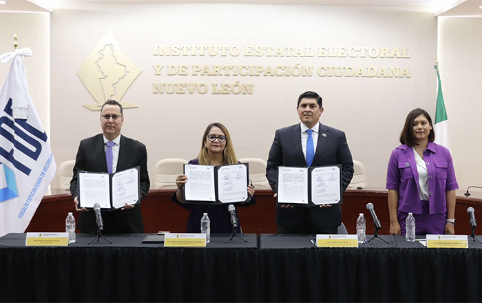 Firman convenio para prevenir delitos electorales 1 FISCALIA NL