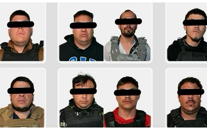 OCHO DETENIDOS