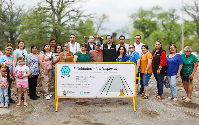 Realizan obras del plan anual en Santiago, NL 1 SANTIAGO 2 4