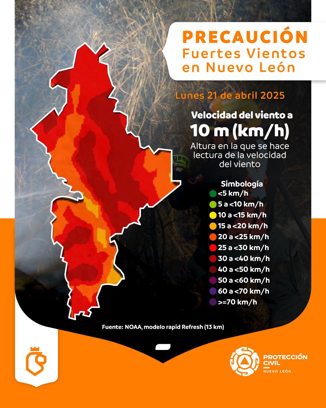 Pronostican lluvias para esta tarde en Nuevo León 1 490986760 1706062253365454 2637367728251012750 n