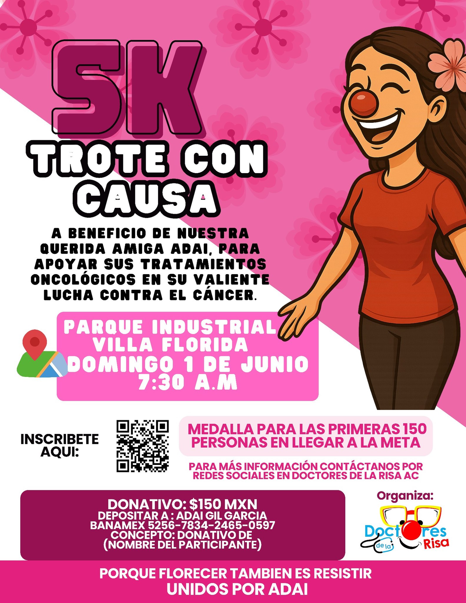 ‘Doctores de la Risa’ invitan a ‘Trote con Causa’ 1 490997717 9583496608434386 1748622252557419914 n