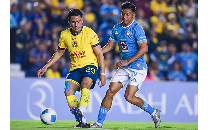 Cruz Azul y América empatan sin goles; todo se definirá en la vuelta 1 AMERICA