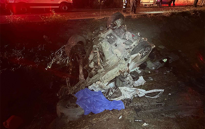 Deja choque entre autobús y camioneta un fallecido en Linares 1 CHOQUE 2 5