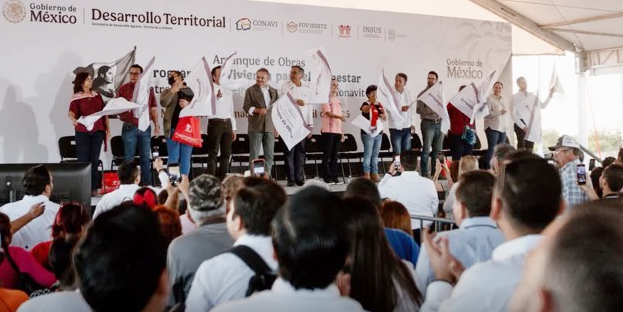 Beto Granados acompaña a Sheinbaum en arranque de Programa de Vivienda 1 GRANADOS 2