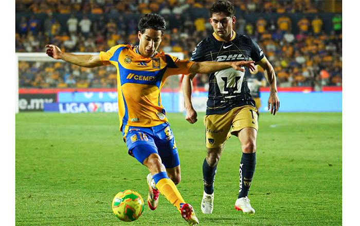 Tigres vence 2-1 a Pumas con doblete de ‘Gorri’ 6 LAINEZ 1