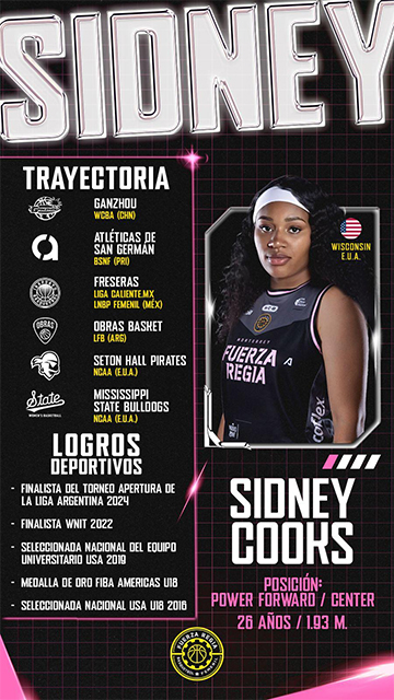 Anuncia Fuerza Regia a Sidney Cooks como nuevo refuerzo 1 SIDNEY 2