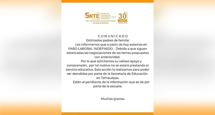 comunicado