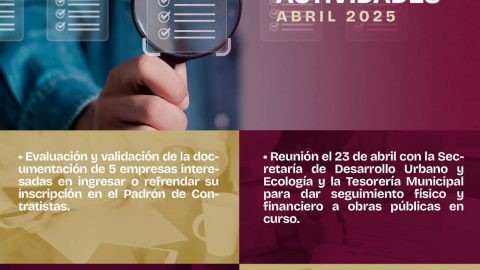Intensifica Contraloría municipal, labores de supervisión y control interno 1 1 1