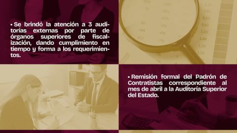 Intensifica Contraloría municipal, labores de supervisión y control interno 4 4 1