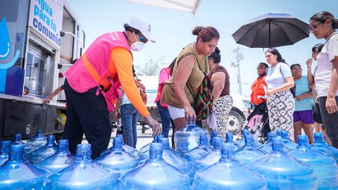 Llevan Estado, ARCA Continental y Heineken agua para todas las personas 5 4681