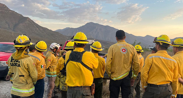 Reanudan combate a incendio en García 3 491215148 695738746374199 3321666110443902997 n