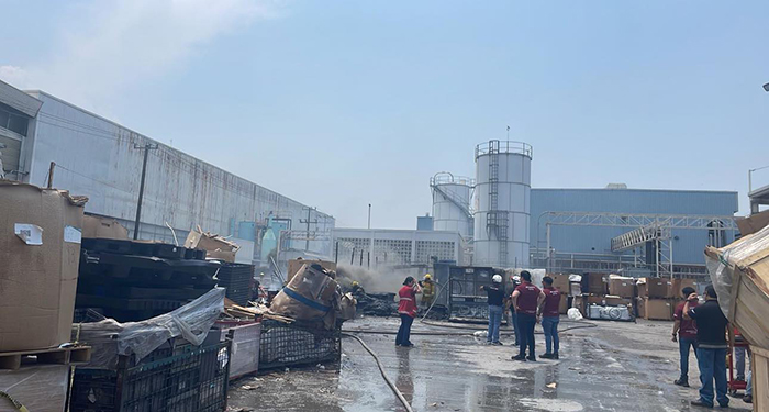 Reportan incendio al interior de planta Whirlpool 2 491218543 698776072561108 4180656059520062444 n