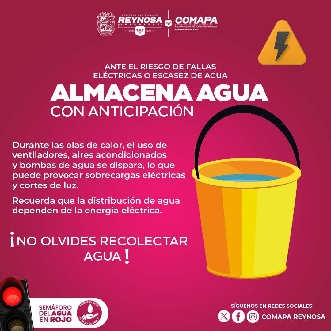 Exhorta COMAPA a almacenar agua ante altas temperaturas 1 494359522 1395836598269899 6800393100687907163 n