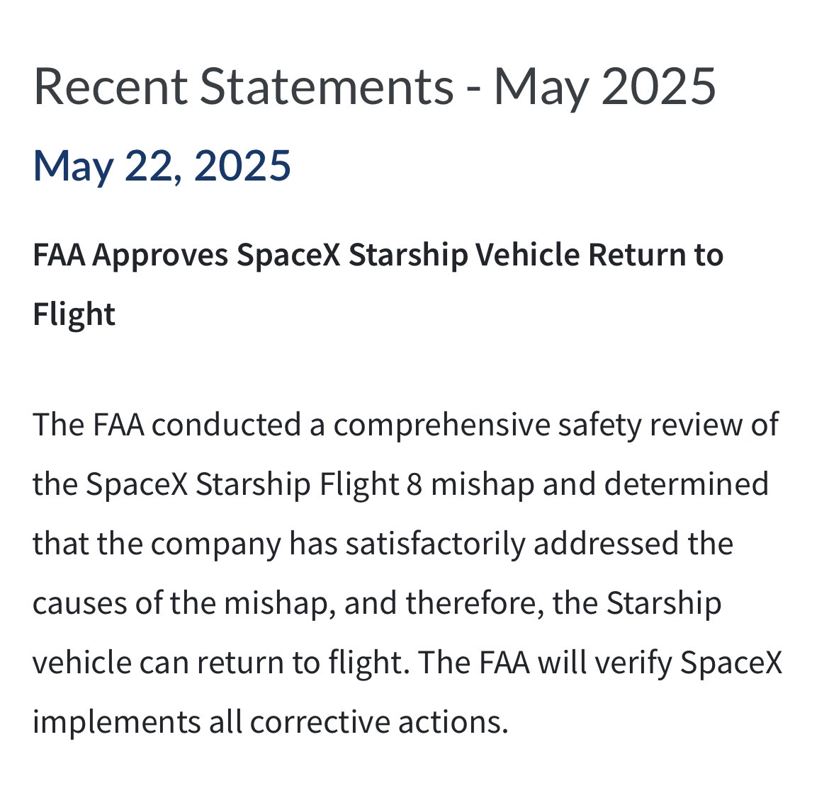 Aprueba FAA noveno lanzamiento del Starship 1 494575043 2496502970703139 8988824635432326570 n