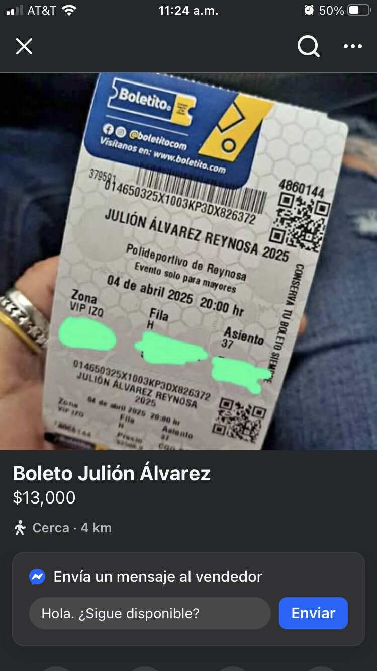 Hacen su ‘agosto’ con reventa de boletos para concierto de Julión Alvarez 1 494815475 693541476955050 3470872716313716865 n
