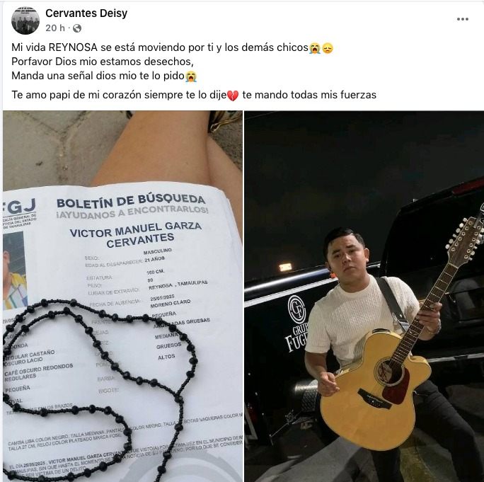 Claman familiares por indicios para localizar a músicos desaparecidos 2 494817614 1383006329490455 3281117123669858904 n