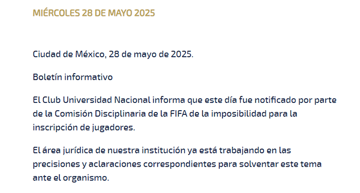 Castiga FIFA a Pumas y Atlas: no podrán fichar 1 494832340 1801760127220570 5069641579701376628 n