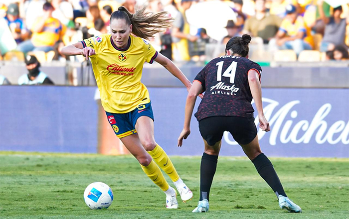 América cae 3–0; Portland es tercero en la Concacaf W Champions Cup 1 AMERICA FEM 2 1