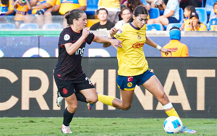 América cae 3–0; Portland es tercero en la Concacaf W Champions Cup 3 AMERICA FEM 2